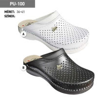 LEON Klumpa PU100 Leon Comfort női bőr, fehér, 38