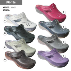 LEON Klumpa PU156 Leon Comfort női bőr, piros, 39