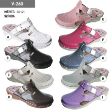 LEON Klumpa V260 Leon Comfort női bőr, fekete, 38