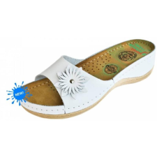 LEON Női papucs, virág dísszel, munkavédelmi cipő