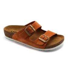 LEON Papucs 4010 Leon Comfort női bőr, ezüst, 38 munkavédelmi cipő