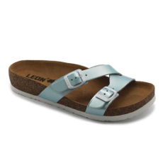 LEON Papucs 4030 Leon Comfort női bőr, pezsgő, 37