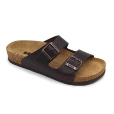LEON Papucs 4723 Leon Comfort férfi bőr, fekete, 43 munkavédelmi cipő