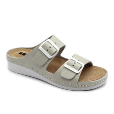 LEON Papucs 5012 Leon Comfort női bőr kék bakar 41