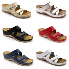 LEON Papucs 906 Leon Comfort női bőr, piros, 41 munkavédelmi cipő