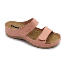 LEON Papucs 907 Leon Comfort női bőr, fehér, 39