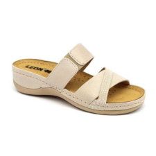 LEON Papucs 908 Leon Comfort női bőr, barna, 36 munkavédelmi cipő