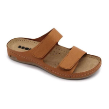 LEON Papucs 954 Leon Comfort női bőr, piros, 37 munkavédelmi cipő
