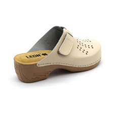 LEON PU161 LEON Comfort női bőr klumpa női papucs