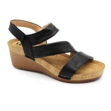 LEON Szandál 1020 Leon Comfort női bőr, fekete, 39 munkavédelmi cipő