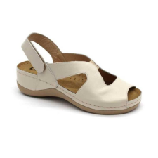 LEON Szandál 924 Leon Comfort női bőr, barna, 36 munkavédelmi cipő