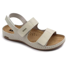 LEON Szandál 966 LEON Comfort női bőr kék bakar 37