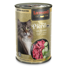 Leonardo macskakonzerv - ló, cukkini 400 g macskaeledel