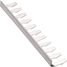  Lépcsősín Havos záró rozsdamentes acél 250 cm NRZF10250 élvédő, sín, szegélyelem