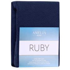 Lepedő RUBY szín indigókék stílus klasszikus anyag frottír 160-180x200 AmeliaHome lakástextília