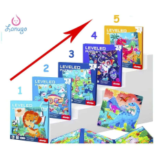  Lépésről lépésre - Mágneses puzzle - fejlesztő játék - 4 -es szint puzzle, kirakós