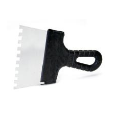 Lepke glettvas fogazott 150 mm  6x6 INOX (6113554) kőműves és burkoló szerszám