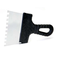  Lepke glettvas fogazott 300 mm  6x6 INOX 856306 kőműves és burkoló szerszám
