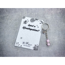  Leszel a Keresztapukám kulcstartó rózsakvarccal kulcstartó