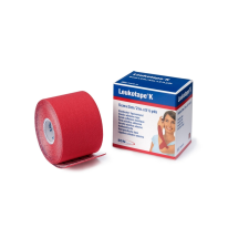  Leukotape K 5 cm x 5 cm piros gyógyászati segédeszköz