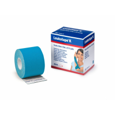Leukotape K 5 cm x 5 cm világos kék gyógyászati segédeszköz