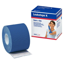 Leukotape K kineziológiai szallag 5x5cm kék gyógyászati segédeszköz