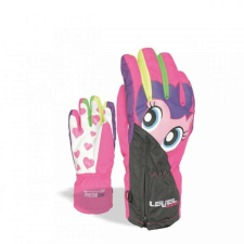 Level Gloves Level Glove Lucky gyerek síkesztyű, pink-szivárvány, 5-6 éves gyerek kesztyű