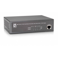 Level One LevelOne FEP-0511 hálózati kapcsoló Fast Ethernet (10/100) Ethernet-áramellátás (PoE) támogatása Szürke (FEP-0511) hub és switch
