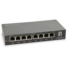 Level One LevelOne GEP-0823 hálózati kapcsoló Gigabit Ethernet (10/100/1000) Ethernet-áramellátás (PoE) támogatása Fekete (GEP-0823) hub és switch