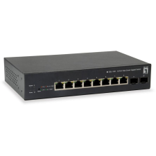 Level One LevelOne GEP-1051 hálózati kapcsoló Vezérelt L2/L3/L4 Gigabit Ethernet (10/100/1000) Ethernet-áramellátás (PoE) támogatása Fekete (GEP-1051) hub és switch