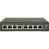 Level One LevelOne GES-2108P hálózati kapcsoló Vezérelt L2 Gigabit Ethernet (10/100/1000) Ethernet-áramellátás (PoE) támogatása Fekete (GES-2108P)