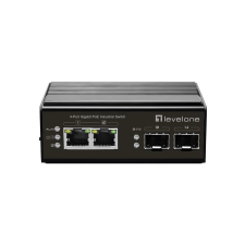 Level One LevelOne IGP-0432 hálózati kapcsoló Beállítást nem igénylő (unmanaged) Gigabit Ethernet (10/100/1000) Ethernet-áramellátás (PoE) támogatása Fekete (IGP-0432) hub és switch