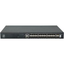 Level One LevelOne XQS-3126 hálózati kapcsoló Vezérelt L3 Fekete (XQS-3126) hub és switch