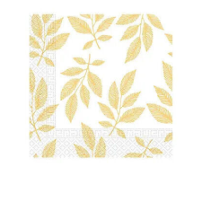 Levél Orange Leaves szalvéta 20 db-os 33x33 cm papírárú, csomagoló és tárolóeszköz