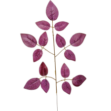  Leveles ág bordó M52cm 12db/köteg dekorációs kellék