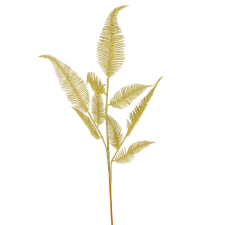  Leveles ág glitteres arany 60cm dekorációs kellék