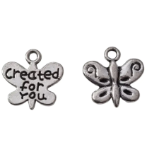 Levendula Álom Ajándékbolt Pillangó medál, charm, fityegő medál