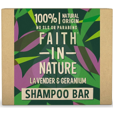 Levendula és Geránium szilárd sampon - 85g - Faith in Nature sampon