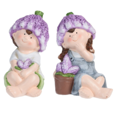 Levendula sapis figura ker. 14cm dekorációs kellék