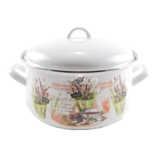  Levendula Zománcozott lábas 24 cm+fedő edény