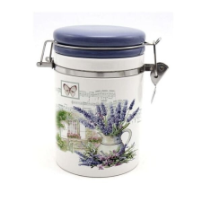  Levendulás kerámia csatosüveg - 15x7 cm - Provence papírárú, csomagoló és tárolóeszköz