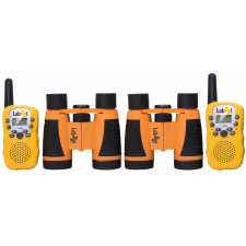 Levenhuk LabZZ WTT10 narancssárga walkie-talkie és kétszemes távcső készlet távcső