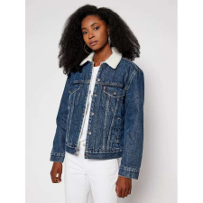 Levi's Levi's, Sherpa farmerdzseki mellzsebekkel, Kék/Fehér, S női dzseki, kabát