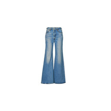 Levis Egyenes szárú farmerek RIBCAGE BELLS Kék US 27 / 32 női nadrág
