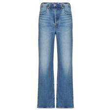 Levis Egyenes szárú farmerek RIBCAGE STRAIGHT ANKLE Kék US 28 / 29 női nadrág