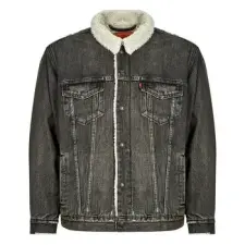 Levis Farmerkabátok RELAXED FIT SHERPA TRKR Fekete EU S férfi kabát, dzseki