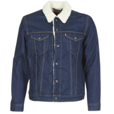 Levis Farmerkabátok TYPE 3 SHERPA TRUCKER Tengerész EU XS