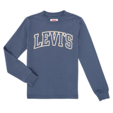 Levis Hosszú ujjú pólók COLLEGIATE SNIT CREWNECK Tengerész 8 éves gyerek póló