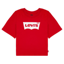 Levis Rövid ujjú pólók LIGHT BRIGHT CROPPED TEE Piros 16 éves gyerek póló