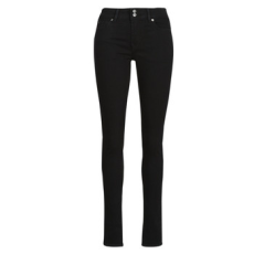 Levis Skinny farmerek 711 DOUBLE BUTTON Fekete US 34 / 32